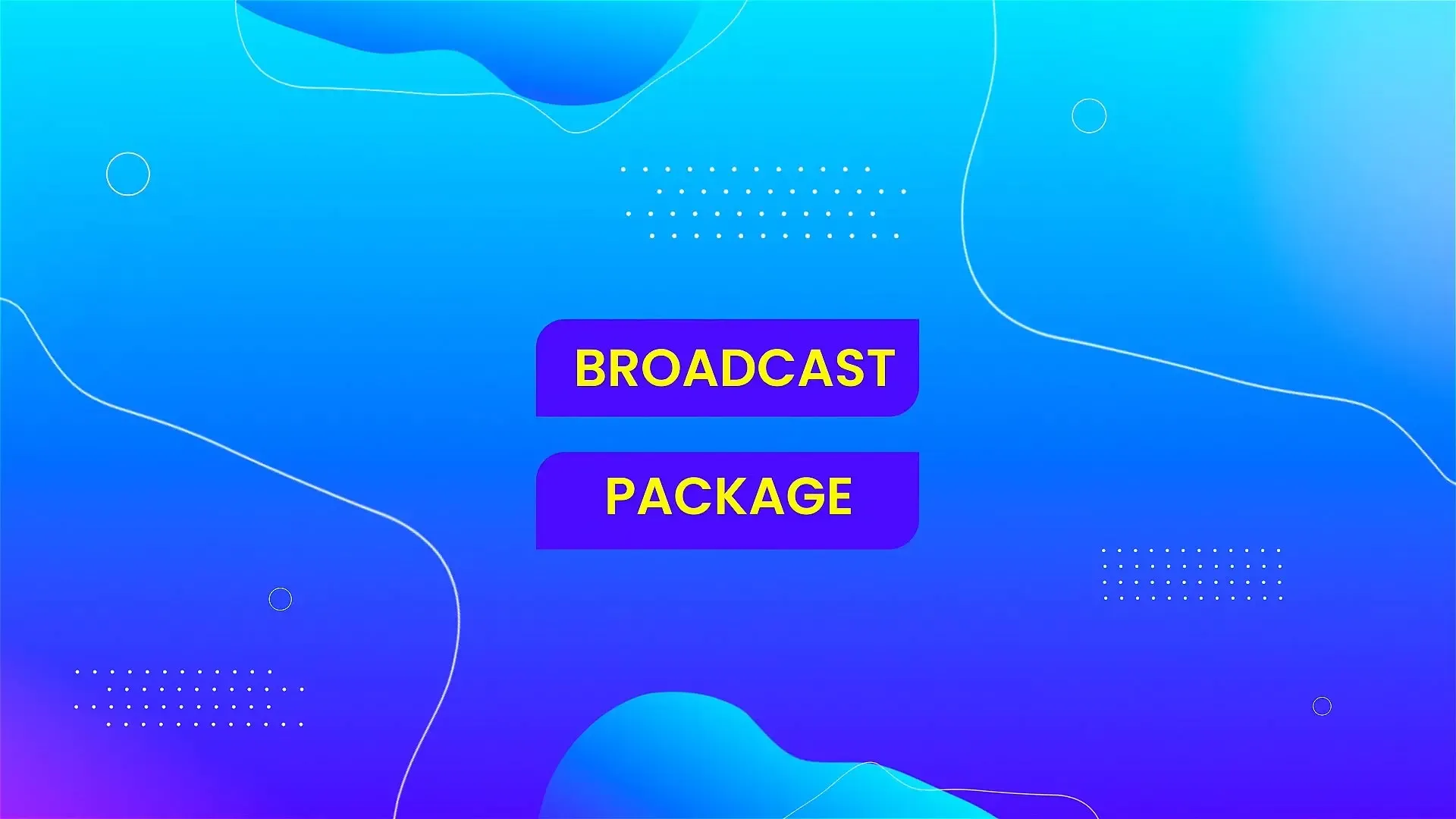 Modern Corporate Visual Broadcast Package